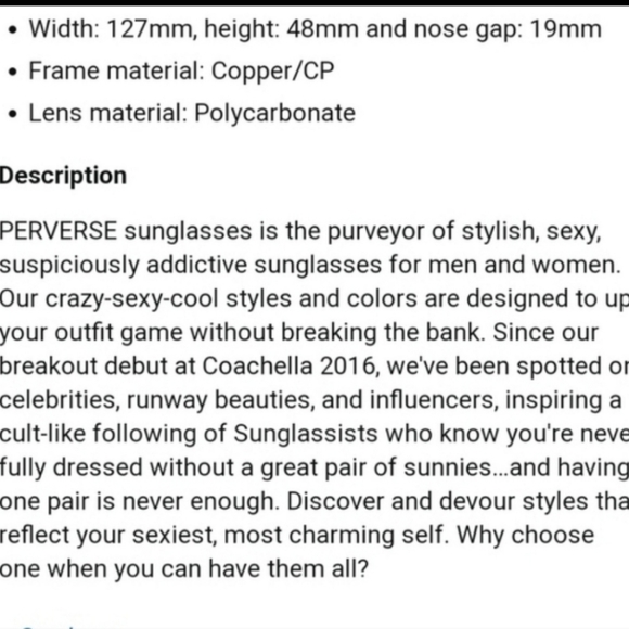 Perverse Polycarbonate Xanadu UNISEX Sunnies, NEW Round John Lennon Shape - Picture 14 of 14